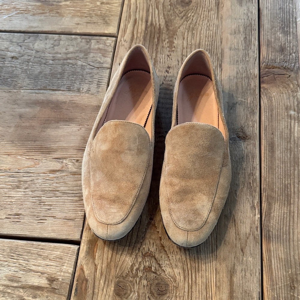 J. Crew Women's Tan Suede Loafers